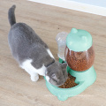 2 IN 1 Cat Water Food Feeder Dispenser